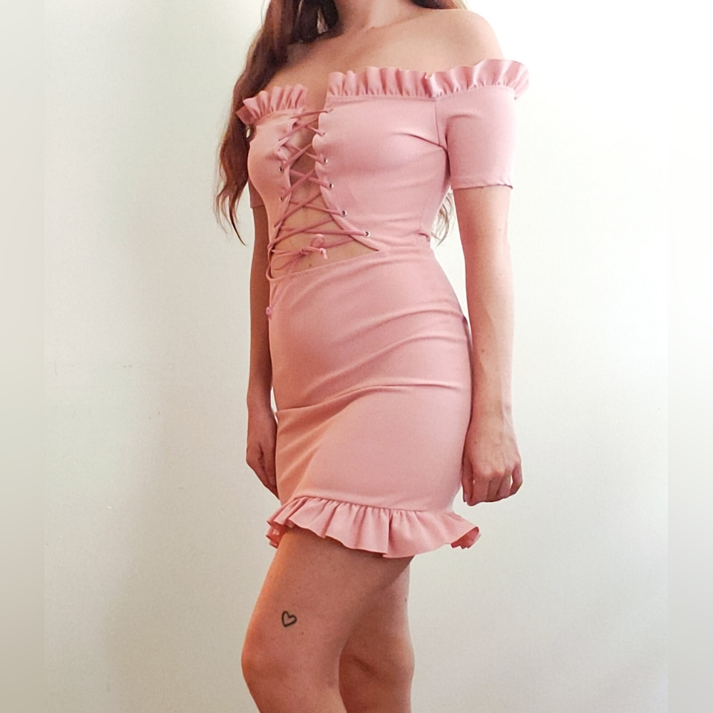 NWT MISSGUIDED Pink Dress